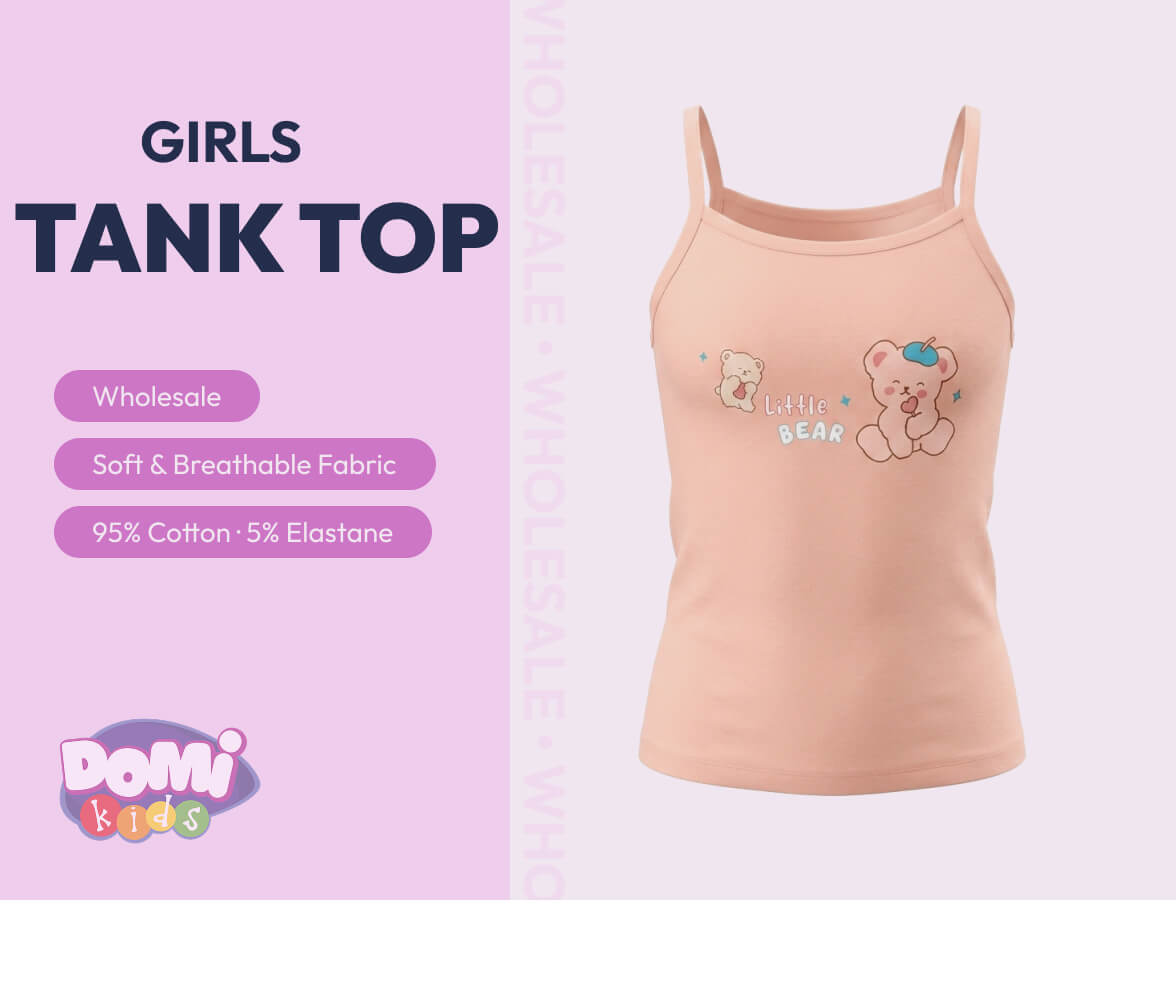 Wholesale Girls' Undershirts / Camisoles