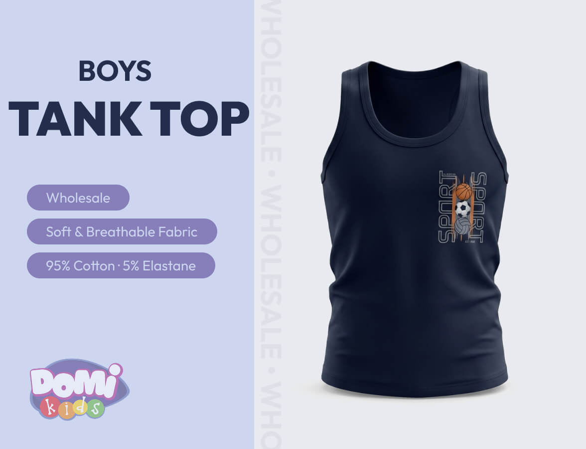 Wholesale Boys' Undershirts / Vests