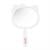Cosmetic mirror with handle ART PERFECTION  cuteadventure
