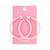 Earrings BIG PINK RINGS  sugargem