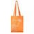 Fabric bag DM, size 40x35 cm, orange  Cow spots