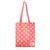 Fabric bag DM size 40x35 cm, pink  Polka Dots