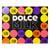 Gift bag 27 DOLCE MILK, 32*26*10 cm  Polka Dots  yellow-lilac