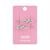 Hairpins-invisible for hair FIRE SILVER 2 pcs  sugargem