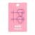 Hairpins-invisible for hair PURPLE HEARTS 2 pcs  sugargem