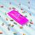 Pencil case Candy, pink 24*9.5 cm