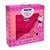 Set 230 (pink neon slippers + robe) box