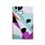 Set 273 (Robe + towel orange-violet stain pattern) box