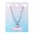 SODA-CHAN PINK HEART AND STARS necklace  softdivalution