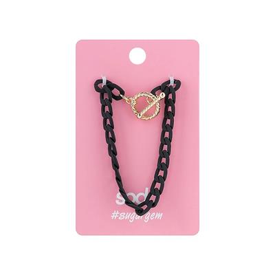 BLACK CHAIN ​​bracelet  sugargem