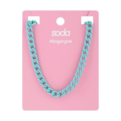 BLUE CHAIN ​​necklace  sugargem