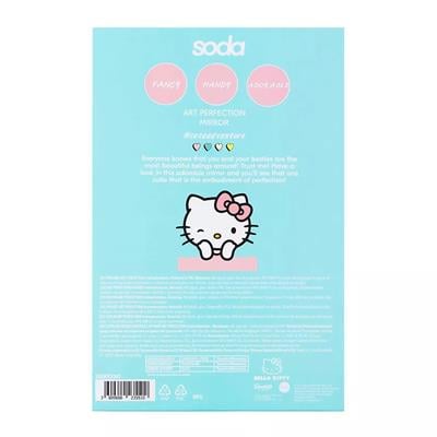 Cosmetic mirror with handle ART PERFECTION  cuteadventure