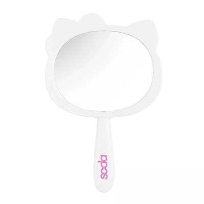 Cosmetic mirror with handle ART PERFECTION  cuteadventure