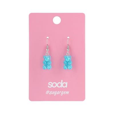 Earrings BLUE BEARS  sugargem