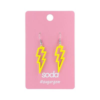 Earrings LIGHTNING YELLOW  sugargem