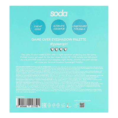 Eyeshadow palette GAME OVER  gamergirl 001  OLD SCHOOL