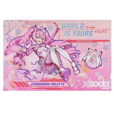 Eyeshadow palette WORLD IS YOURS  softdivalution 21g