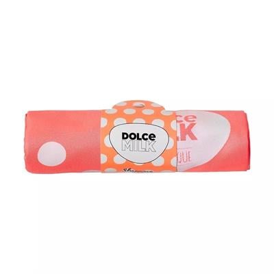 Fabric bag DM size 40x35 cm, pink  Polka Dots