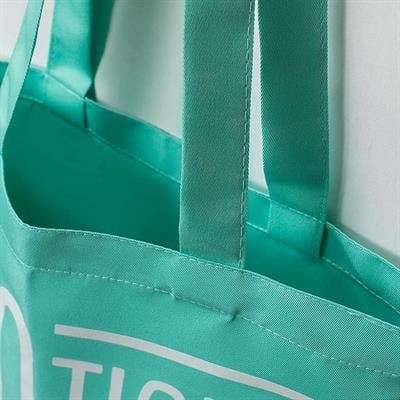 Fabric bag DM size 40x35 cm, turquoise  Fun