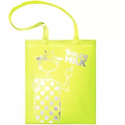 Fabric cow bag, size 40x35 cm, green