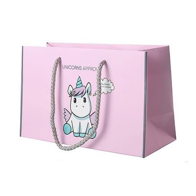 GIFT PAPER BAG UNICORNS APPROVE, 1pc