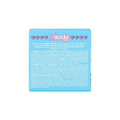 Glitter gel for face LUMINOUS  softdivalution 003  Milky Way  7g