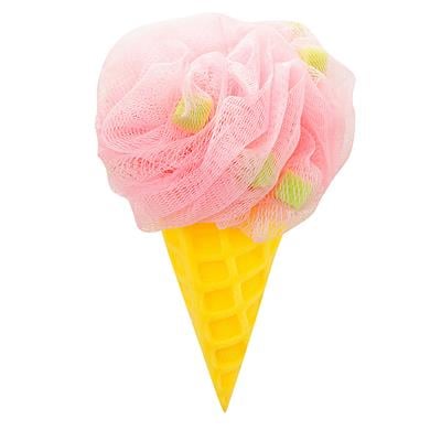 Ice cream washcloth yellow/pink 45 g.