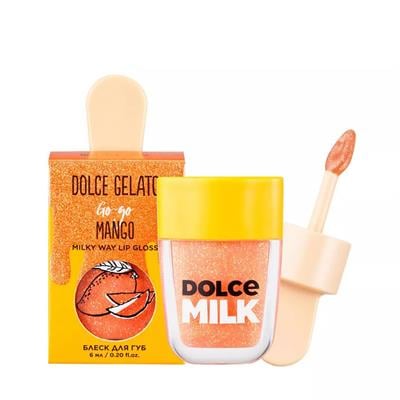 Lip gloss Gelato ((Go-go Mango)) 6 ml case