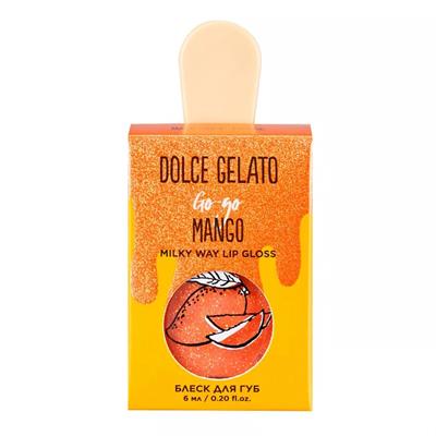 Lip gloss Gelato ((Go-go Mango)) 6 ml case
