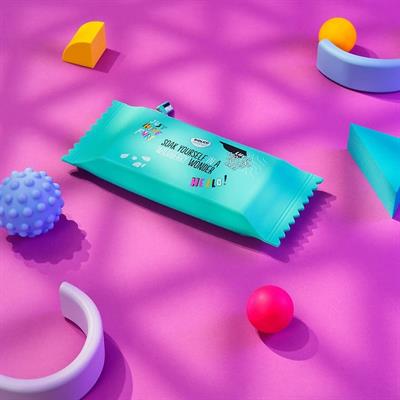 Pencil case Candy, blue 24*9.5 cm
