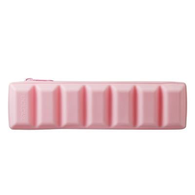 Pencil case Chocolate pink 19.3*4.8 cm