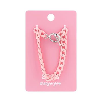 PINK CHAIN ​​bracelet  sugargem