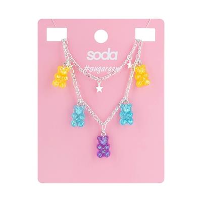RAINBOW BEARS Necklace  sugargem