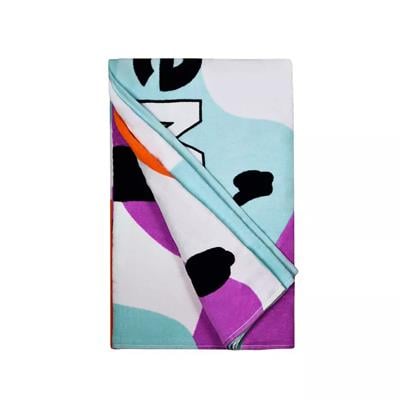 Set 273 (Robe + towel orange-violet stain pattern) box