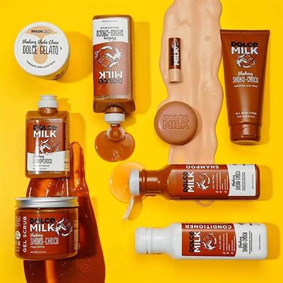 Shampoo nutrition and restoration ((Mulatto-chocolate)) 350 ml bottle.