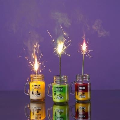 Smoothie candle  PINO COLADINO  pineapple&coconut, fl 85 g