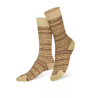 Women's socks, 36-39, beige