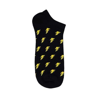 Women's socks, model: BLACK LIGHTNING, brand SODA, color: black, (1 pair)