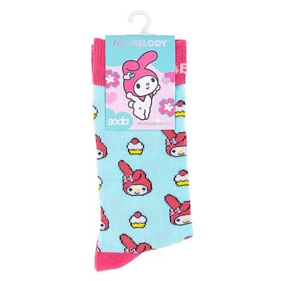 Women's socks, model: MY MELODY  cuteadventure, color: pink, (1 pair)