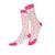 Women's socks ice cream, size 36-39 color white/pink