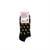 Women's socks, model: BLACK LIGHTNING, brand SODA, color: black, (1 pair)