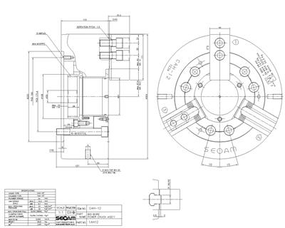 SEOAM 12 Inc Hidrolik CNC Torna Aynası (CAH 12 )