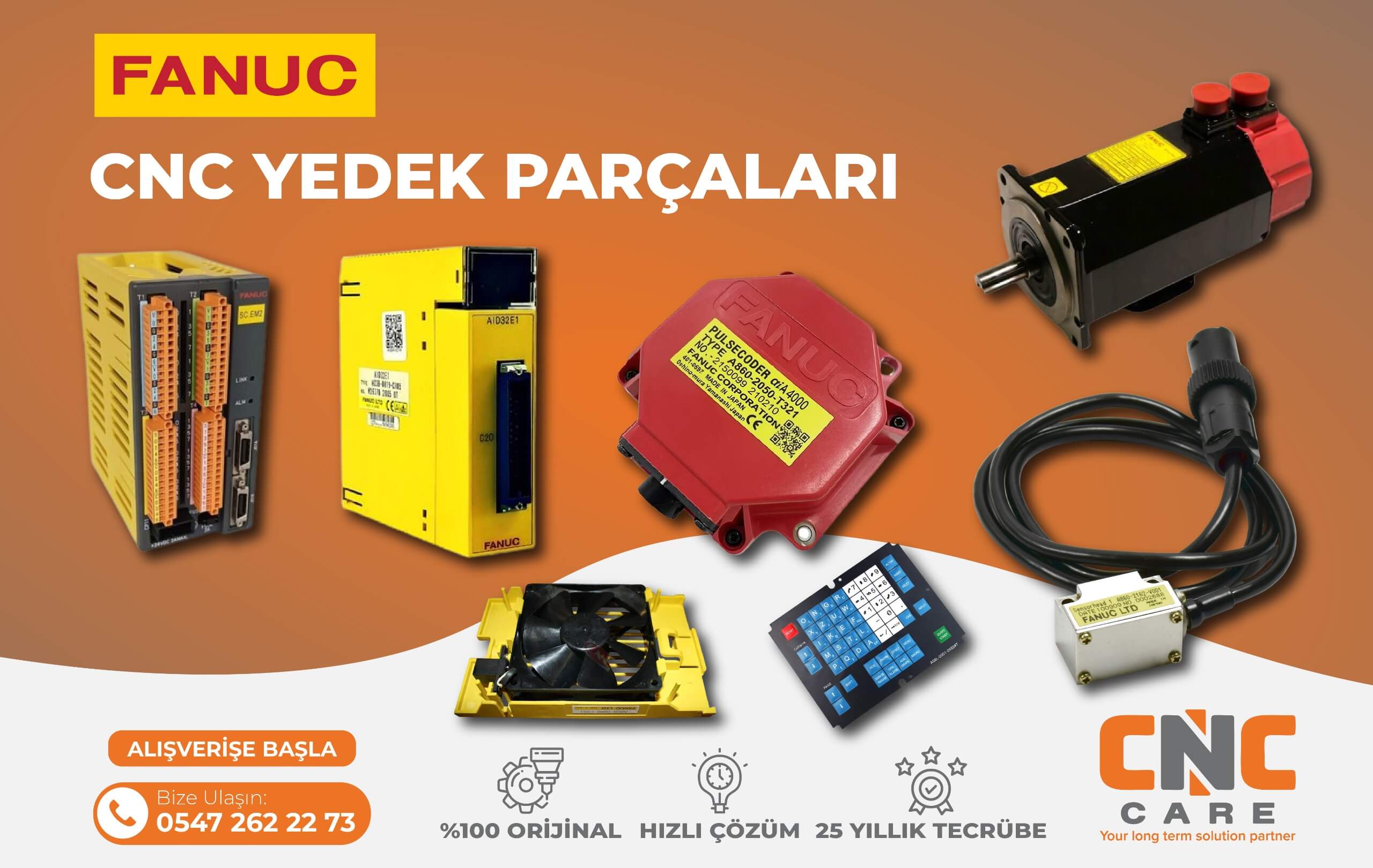 Fanuc CNC Yedek Parçaları