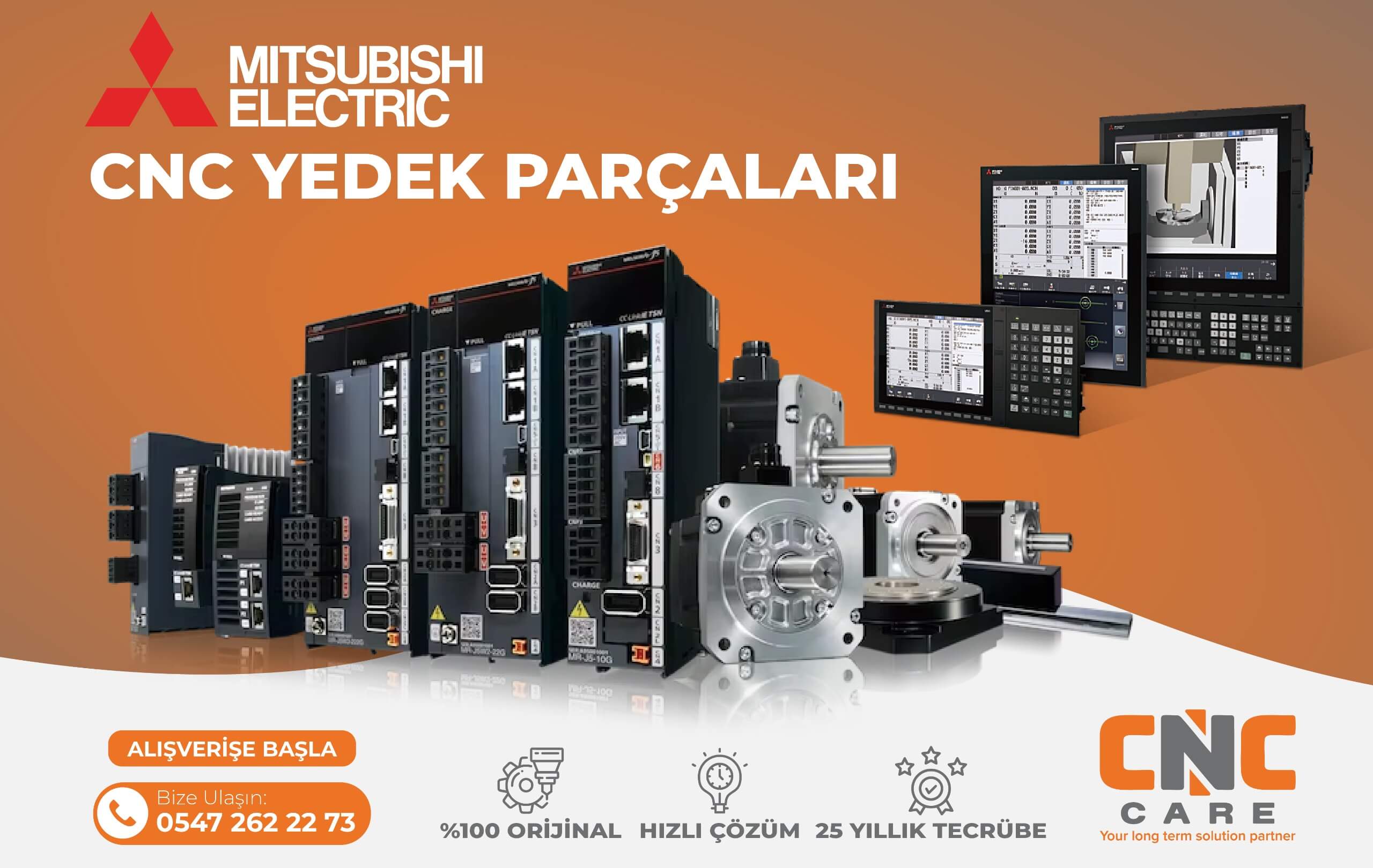 Orijinal ve Yeni Mitsubishi CNC Yedek Parçaları