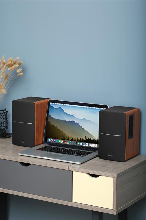 Edifier R1280DBS Kahverengi Subwoofer Çıkışlı Çift Hoparlör