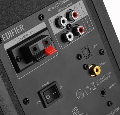 Edifier R1280DBS Siyah Subwoofer Çıkışlı Çift Hoparlör