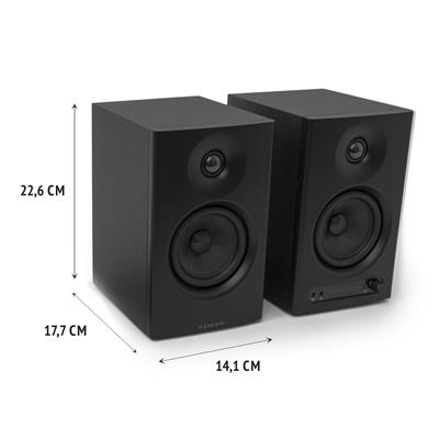 VULKKANO Pro 4 Monitör Hoparlör Siyah
