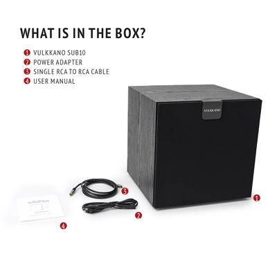 VULKKANO SUB10 Aktif Subwoofer Siyah
