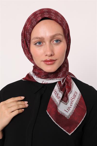 Cooper Soft Eşarp Bordo