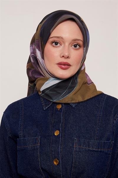 Cooper Soft Eşarp | Gizemli Haki